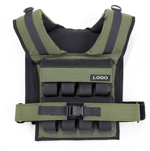 Chaleco de Peso Ajustable para Entrenamiento Funcional, Táctico, Resistente, de Alta Calidad, Venta al por Mayor de Fábrica, Nailon y Hierro - Product Image 3