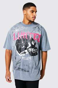 Impression personnalisée Stone Wash Stone Washed surdimensionné graphique rue plaine coton hommes t-shirts 100% coton sur la taille adulte t-shirts - Product Image 6