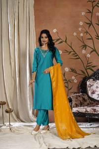 ผ้าไหมโรมันทำจากผ้า Dupatta สำหรับใส่เฉลิมฉลองงานเปิดตัว - Product Image 4