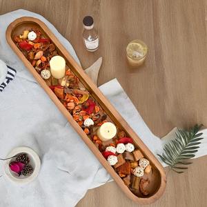 Bol à pâte en bois pour la décoration intérieure de la maison bougeoirs en bois faits à la main bols prix le plus bas - Product Image 6