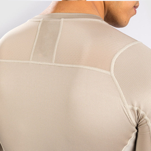 Men's Long Sleeve Knitted <b>Compression</b> Shirt Sporty <b>Base</b> <b>Layer</b> Quick Dry Athletic Gym Training Wear - Product Image 5