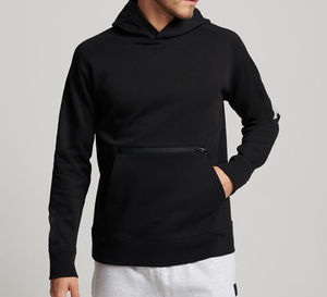 Sudadera Básica de Corte Regular con Forro Polar, Cordón Ajustable, Combinación de Colores, Sudadera Informal para Hombre con Bolsillo Delantero, Servicio OEM - Product Image 1