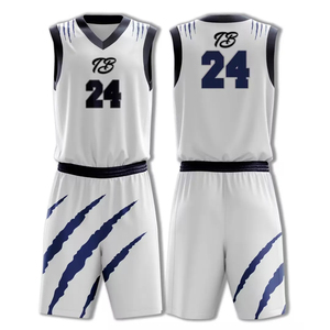 Durable <strong>Custom</strong> Basketball Wear Sublimated Jersey &amp; Shorts Set for Professional Matches - Product Image 3