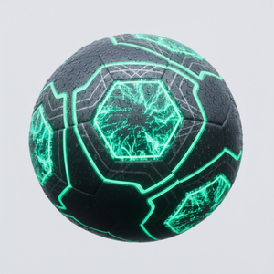 Ballon de football professionnel de haute qualité à 12 panneaux, cousu à la machine, dernières conceptions, ballon de football collé taille 5, personnalisable 2026 - Product Image 1