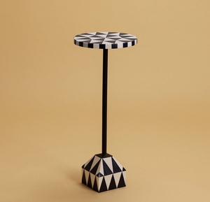 Precioso taburete de madre perla hecho a mano madre de perla otomanos para dormitorio mesa auxiliar única para decoración del hogar en venta al por mayor - Product Image 3