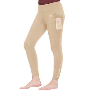 Leggings équestres 100% coton pour femmes collants d'équitation en Silicone doux modèle haut pour l'équitation culotte de sport légère indienne - Product Image 3