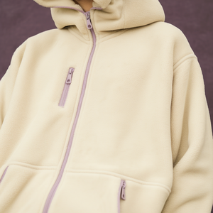 Unisex Outdoor Fleece Hoodie Winter Warm Thermal <b>Pullover</b> for Hiking Camping Custom OEM ODM Wholesale Solid 100% Polyester - Product Image 4