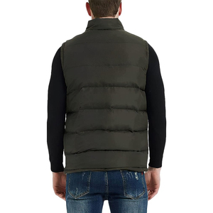 Gilet matelassé sans manches de qualité supérieure, personnalisé, rembourrage à bulles, imperméable, chaud, pour l'hiver, pour hommes - Product Image 3
