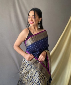 Saree femmes portent Sari meilleur prix tenue de fête avec une belle pièce de chemisier indien adultes soutien 500 inde et Pakistan rouge et Beige Apparelgarment - Product Image 5