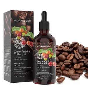 Private Label Green Arabica Coffee Oil With Anti-Aging Moisturizing Pure Natural Essential Oil