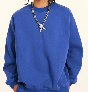 Sudadera de Forro Polar con Cuello Redondo, Ajuste Regular, Unisex, para Hombre, Bordado Personalizado, Mezcla de Poliéster/Algodón, Primavera - Product Image 3