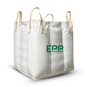 Échantillon gratuit Sacs en vrac de qualité alimentaire à faible coût Grands sacs stables à la forme Déflecteur étanche et robuste Super sac grand sac en poudre FIBC - Product Image 2