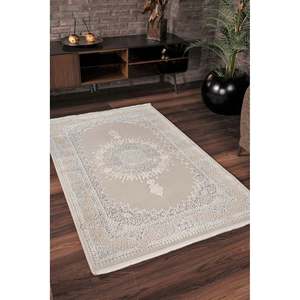 Vavien พรมสี่เหลี่ยมสีเบจ10มม. คลาสสิก1374เครื่องทำพื้นผิวนุ่มสำหรับห้องนั่งเล่นความสูงกองตุ๊กตา - Product Image 5