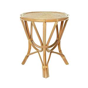 Atharwa Mesa de centro de ratán de la mejor calidad Marrón natural para sala de estar al aire libre Hotel o escuela Muebles para el hogar - Product Image 1