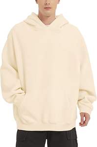 เสื้อฮู้ดซักกรดลำลองสำหรับผู้ชายผ้าคอตตอนผ้าฟลีซแบบ100% สีทึบใส่ได้พอดีตัวเหมาะสำหรับฤดูหนาวเป็นมิตรกับสิ่งแวดล้อม - Product Image 5