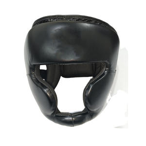 Nuevos protectores de cabeza de cuero Premium para hombres y protección facial completa para Artes Marciales Kick Boxing Head Guard - Product Image 1