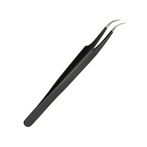 Pinzas de pestañas individuales de alta calidad hechas a medida, pinzas de pestañas de acero inoxidable con punta puntiaguda, instrumentos de belleza, logotipo personalizado - Product Image 2