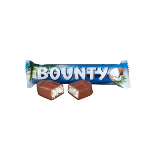 Nouveau Bountyy 57gr X 24pcs Box Pâte au chocolat doux-amer avec des collations à la noix de coco et des bonbons aux fruits en gros - Product Image 1