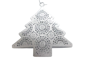 Plata decorativa única con Gliter Color hierro largo X-Mas árbol uso para mesa y decoración del hogar personalizado - Product Image 5