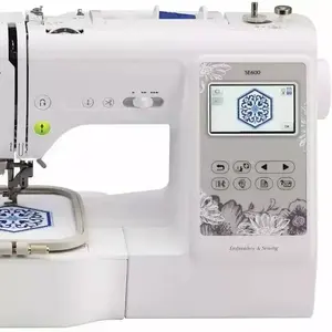 Nuevas ventas SE600 Máquina de bordar de costura 80 diseños 103 Stit ches computarizados