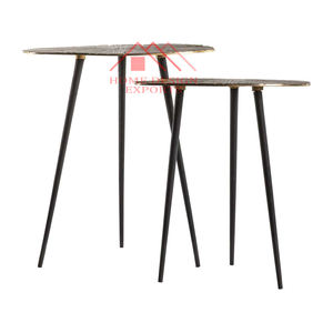 Mesas laterales superiores de loto de aluminio para sala de estar Best Seller - Product Image 2