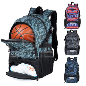 Mochila de baloncesto duradera con compartimento para zapatos y ventilación Bolsa de baloncesto deportiva impermeable con múltiples bolsillos - Product Image 6