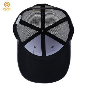 Injae Vina Vietnam Casquette de camionneur 6 panneaux en cuir avec logo ajustable personnalisé Snapback à profil moyen Casquette de camionneur unisexe à bord incurvé - Product Image 4