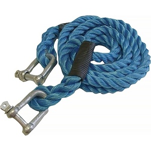 อุปกรณ์เสริมรถยนต์ HP สายรัดโพลีโพรพิลีน 4000 กก. ขนาด 400 ซม. เชือกสำหรับลากจูงรถยนต์ ขนาด 20 มม. - Product Image 1