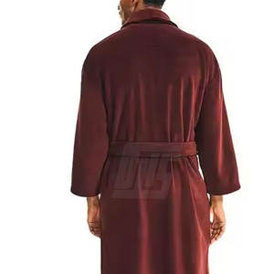 Peignoirs pour hommes, peignoir en coton léger, vêtements de détente confortables pour la maison et l'hôtel - Product Image 5