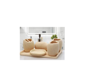 Modern <b>Soap</b> Lotion Liquid <b>Dispenser</b> Tumbler Black Color Resin Bathroom Parts Products <b>Toothbrush</b> <b>Holder</b> <b>Soap</b> Dish Cheap Price - Product Image 2