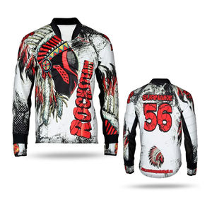 Maillot de paintball rembourré personnalisé 100% polyester col rond demi manches durable séchage rapide unisexe vente en gros à bas prix - Product Image 2