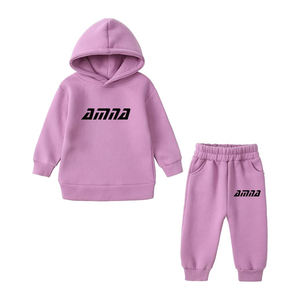 Ensemble de survêtement pour enfants garçons et filles, vêtements de jeu de sport, pull à capuche et pantalon de Jogging - Product Image 1