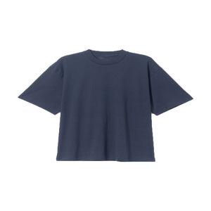 T-shirt décontracté de haute qualité en coton/bambou, style oversize classique, respirant, séchage rapide, pour femmes, vente en gros, coupe régulière, 220g - Product Image 1