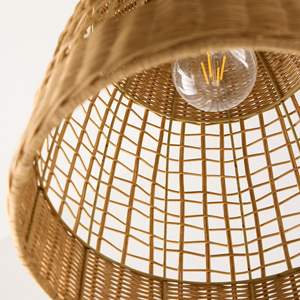 Best Selling 2023 High Quality Premium Griffin Woven <b>Pendant</b> in 13" - 24" or 33" Options, Boho Chic Hanging <b>Light</b> Fixture - Product Image 5