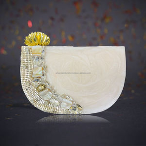 LUXURY CRAFTS Vente en gros de pochette en résine de haute qualité pour femmes et filles sac à main de mariage au prix le plus bas - Product Image 2