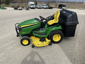 Achetez un tracteur à gazon John Deere X590 d'occasion, tondeuse à braquage zéro, tondeuse autoportée de 60 pouces - Product Image 2