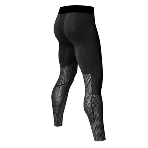 Fabricant de leggings personnalisés pour hommes, vêtements de sport, pantalons de compression, vêtements skinny, vêtements à séchage rapide, leggings de gym pour hommes - Product Image 3