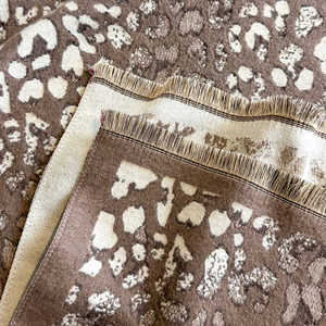 Meilleure écharpe en faux cachemire jacquard léopard pour femmes enveloppement d'hiver élégant 2025 - Product Image 4