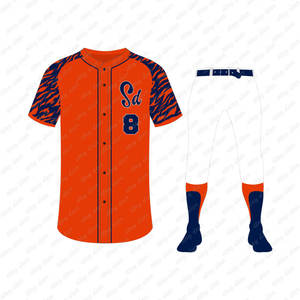 Ensemble d'uniformes de baseball sur mesure de haute qualité blanc noir respirant et grande taille Fabricant de vêtements de sport OEM/ODM - Product Image 3