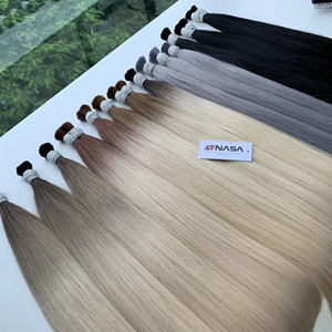 Precio de fábrica Extensión de cabello a granel sin enredos Extensiones de cabello humano vietnamita virgen 100% de Nasa Hair - Product Image 1