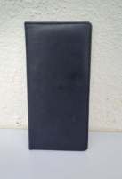 ADORA Porte-billets de menu en cuir PU noir de haute qualité et durable pour hôtels et restaurants avec fente pour reçu de carte