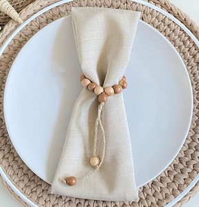 Rond de serviette en bois super luxe, décor de table de fête de mariage en forme vintage, rond de serviette exclusif, noël indien - Product Image 3