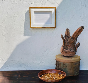 Hàng thủ công biểu hiện khung hình mộc mạc, gỗ trắng và nâu, thiết kế viền đôi (kích thước 5x7) - Product Image 4