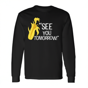 T-shirt à manches longues « See You Tomorrow Corn Cob » – Promotionnel et personnalisé - Product Image 2