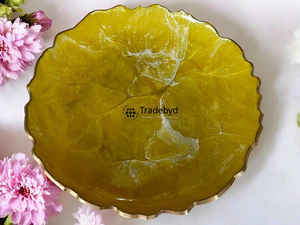 Bandeja de resina de lujo, bandeja decorativa para servir, para el hogar, hoteles y restaurantes, Tradebyd - Product Image 2