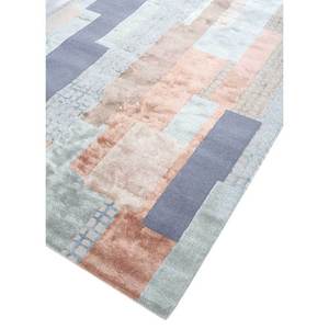 พรมขนสัตว์และวิสโคสทอมือลายเส้นสีงาช้าง รุ่นท็อป-198 ลายแบบนามธรรม สำหรับใช้ในบ้าน - Product Image 2