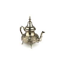 Théière et cafetière en laiton plaqué argent véritable, design marocain, durable, écologique, de haute qualité, dernière arrivée à prix compétitif