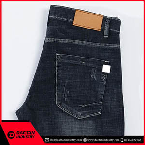 กางเกงยีนส์ทรงหลวมสำหรับผู้ชายกางเกงยีนส์สไตล์ไฮสตรีทใส่สบายโลโก้ตามสั่งใหม่ - Product Image 6