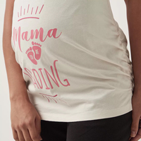 T-shirts de maternité en coton pour femmes, manches courtes, pour allaitement et grossesse, antibactériens, écologiques, respirants, protection contre les radiations