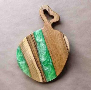 Tabla de cortar de resina de tamaño personalizado, mango ecológico, apto para lavavajillas, para aperitivos, queso, charcutería, ArtisanVibe, venta al por mayor - Product Image 4